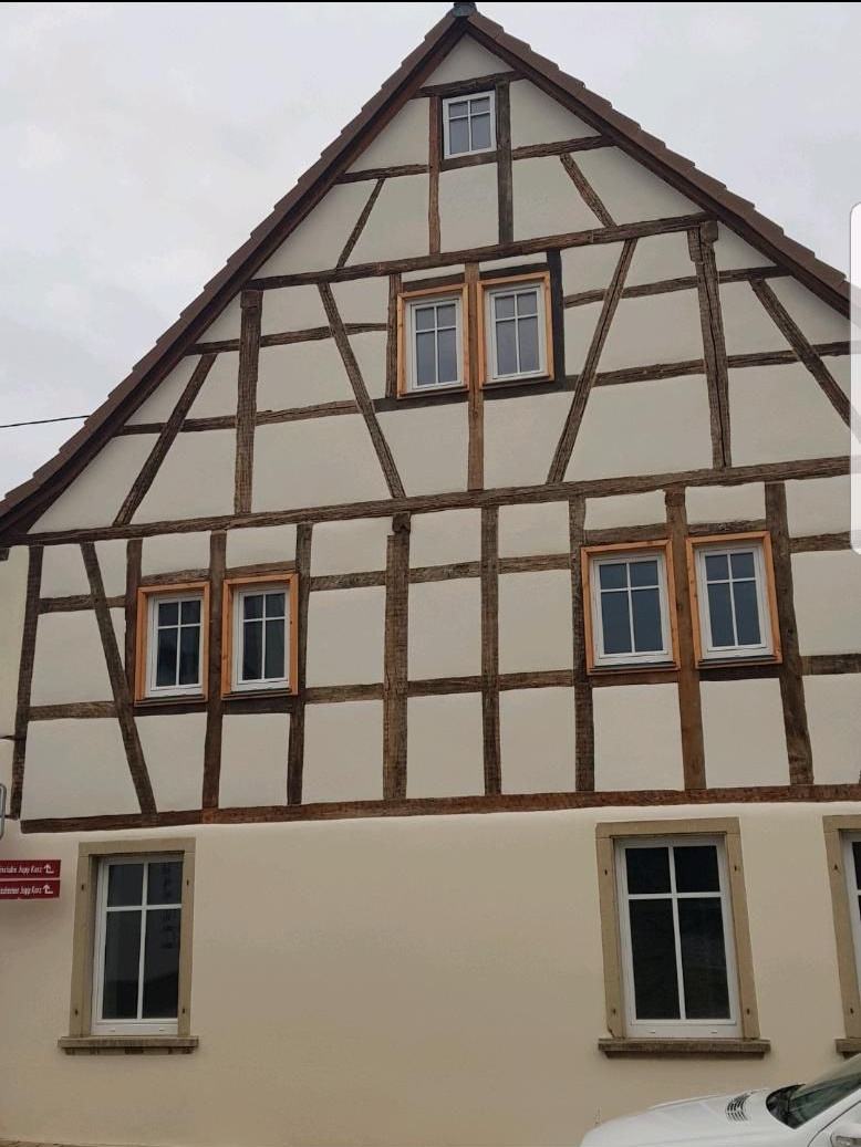 Fachwerkfassade restauriert